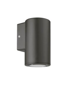 ФАСАДЕН АПЛИК ADRIA R1 GU10 Φ76x148x99mm IP54 ПЛАСТМАСА ЦВЯТ АНТРАЦИТ 3230600 VITO