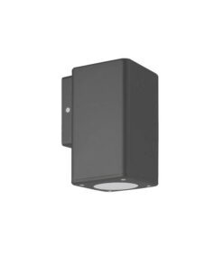 ФАСАДЕН АПЛИК ADRIA SQ1 GU10 76x148x99mm IP54 ПЛАСТМАСА ЦВЯТ АНТРАЦИТ 3230590 VITO