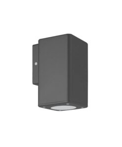 ФАСАДЕН АПЛИК ADRIA SQ1 GU10 76x148x99mm IP54 ПЛАСТМАСА ЦВЯТ АНТРАЦИТ 3230590 VITO