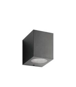 ФАСАДЕН АПЛИК ADRIA SQC1 GU10 92x90x70mm IP54 ПЛАСТМАСА ЦВЯТ АНТРАЦИТ 3230510 VITO