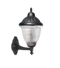 ФАСАДЕН ФЕНЕР LIVORNO-W E27 ЧЕРЕН ЦВЯТ IP44 ПЛАСТМАСОВ 270x400mm ЧЕРЕН ЦВЯТ 3242230 VITO