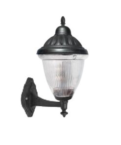 ФАСАДЕН ФЕНЕР LIVORNO-W E27 ЧЕРЕН ЦВЯТ IP44 ПЛАСТМАСОВ 270x400mm ЧЕРЕН ЦВЯТ 3242230 VITO