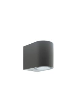 ФАСАДЕН АПЛИК SPIDER 1D GU10 98x80x67mm IP44 АЛУМИНИЙ, ЦВЯТ АНТРАЦИТ 3230030 VITO