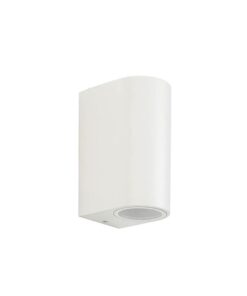 ФАСАДЕН АПЛИК SPIDER 2D GU10 98x145x67mm IP44 ДВУПОСОЧНO ОСВЕТЯВАНЕ АЛУМИНИЙ, ЦВЯТ БЯЛ 3230440 VITO