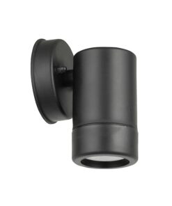 ФАСАДЕН АПЛИК VEGAS P1 GU10 Φ80x120mm IP44 ПЛАСТМАСА ЧЕРЕН ЦВЯТ  3230310 VITO