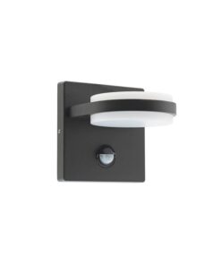 ФАСАДЕН АПЛИК WITH PIR СЕНЗОР BERGEN-2D 12W 840Lm 4000K (НЕУТРАЛНА СВЕТЛИНА) UP&DOWN IP44 140x120x120mm ЦВЯТ АНТРАЦИТ 3230340 VI