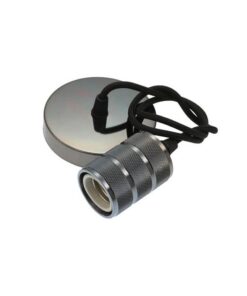 ПЕНДЕЛ С КАБЕЛ 1М ESTELLE-D124Z E27 ЧЕРЕН ЦВЯТ  7320260 VITO