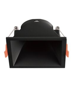 PLASY-S GU10 Φ83x83MM ЧЕРЕН 220V КВАДРАТЕН SPOT FIX. 2027000 VITO