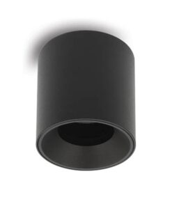 СПОТ ОСВЕТИТЕЛ ЗА ВЪНШЕН МОНТАЖ OLA S11 GU10 Φ85x81mm ЧЕРЕН & ЧЕРЕН 2012650 VITO