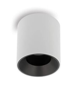 СПОТ ОСВЕТИТЕЛ ЗА ВЪНШЕН МОНТАЖ OLA S01 GU10 Φ85x81mm БЯЛ & ЧЕРЕН 2012630 VITO