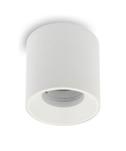 СПОТ ОСВЕТИТЕЛ ЗА ВЪНШЕН МОНТАЖ OLA S00 GU10 Φ85x81mm БЯЛ & БЯЛ 2012640 VITO