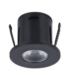Черна LED луна за вграждане Vito Zanzi-p 2026830 за вграден монтаж