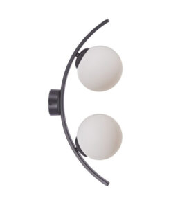 Аплик HELIX 5015 2xE14 черен/бял