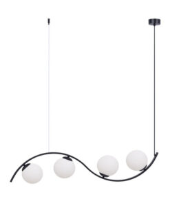 Пендел WAVE 5014 4xE14 черен/бял