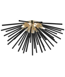 Осветително тяло за таван URCHIN C0491-06B-F7BC 6xG9 черен/злато