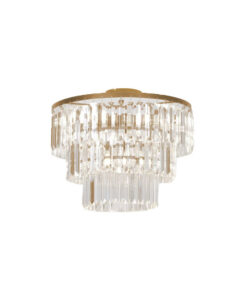 Осветително тяло за таван TIFANNY P17127-4-GD 4xE14 злато