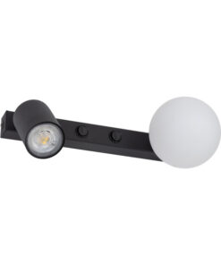 Аплик VOX 10148 1xGU10 + 1xG9 бял/черен