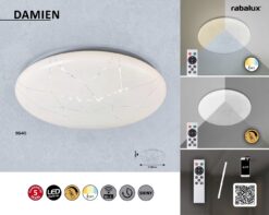SMART ПЛАФОН RABALUX DAMIEN 5540 - Image 7