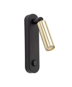 Аплик ENZO 6623 1xG9 черен/злато