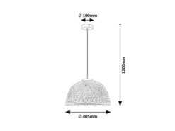 ПЕНДЕЛ RABALUX RATTAN 72025 - Image 8