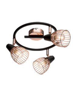 AMBIX СПОТ 3XE14 ЧЕРЕН/МЕД