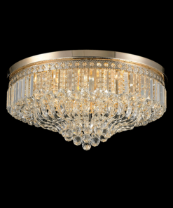 AMELIA ОСВЕТИТЕЛНО ТЯЛО ЗА ТАВАН 18XE27 МЕСИНГ D800XH300mm