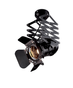 CINEMA ОСВЕТИТЕЛНО ТЯЛО ЗА ТАВАН 1XE27 ЧЕРЕН 310X170mm