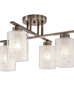 LEXI ПОЛИЛЕЙ 4XE27 АНТИЧЕН МЕСИНГ