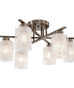 LEXI ПОЛИЛЕЙ 6XE27 АНТИЧЕН МЕСИНГ