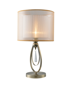 MERY НАСТОЛНА ЛАМПА 1XE27 АНТИЧЕН МЕСИНГ D320X570mm