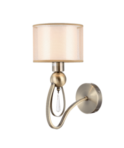 MERY АПЛИК 1XE27 АНТИЧЕН МЕСИНГ