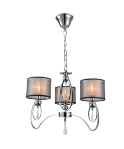 MERY ПOЛИЛЕЙ 3XE27 ХРОМ D600X480mm