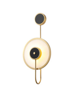 NUBIA LED WALL LAMP 5W 3000K, BLACK+GOLD