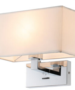 ROSA WALL LAMP 1XE27, CHROME