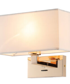 ROSA WALL LAMP 1XE27, FRENCH GOLD