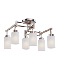 SARA ПОЛИЛЕЙ 6XE27 САТЕН НИКЕЛ