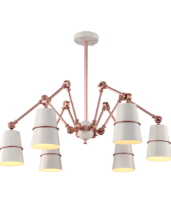 SPIDER ПОЛИЛЕЙ 6XE27 БЯЛ