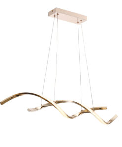 TINA LED PENDANT 28W 3000K, FRENCH GOLD