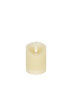 ДЕКОРАТИВНА СВЕЩ 2700К 100MM 3ХААA СЛОНОВА КОСТ