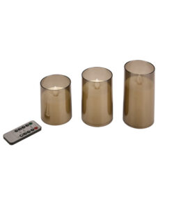 КОМПЛЕКТ ДЕКОРАТИВНИ СВЕЩИ 2700К 2ХАА СЛОНОВА КАСТ