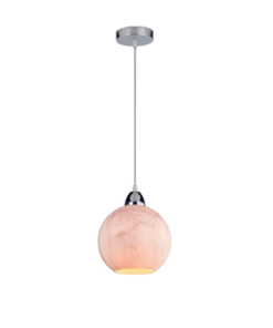 MARBLE-1A ПЕНДЕЛ 1XE27 БЯЛ D200mm