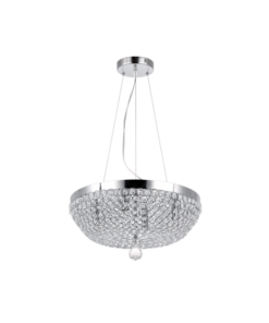 NIA ПОЛИЛЕЙ 4XE14 ХРОМ D400mm