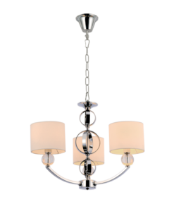 MAYA ПOЛИЛЕЙ 3XE27 ХРОМ D550XH400mm