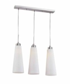 KAREN ПЕНДЕЛ 3XE27 САТИНИРАН НИКЕЛ L500XH800mm