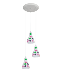 DOTS ПЕНДЕЛ 3XE27 МНОГОЦВЕТЕН