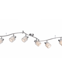 ABBY СПОТ 6XE14 ХРОМ/БЯЛО СТЪКЛО