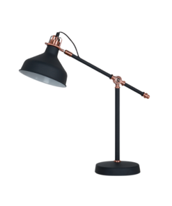 JOHN НАСТОЛНА ЛАМПА 1XE27 ЧЕРНА H600mm