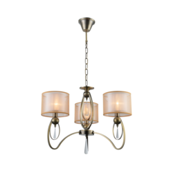 MERY ПOЛИЛЕЙ 3XE27 АНТИЧЕН МЕСИНГ D600X480mm