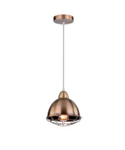 TYLER-1B ПЕНДЕЛ 1XE27 АНТИЧЕН МЕСИНГ D195mm