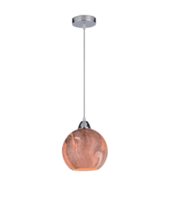 MARBLE-1A ПЕНДЕЛ 1XE27 КАФЕ D200mm